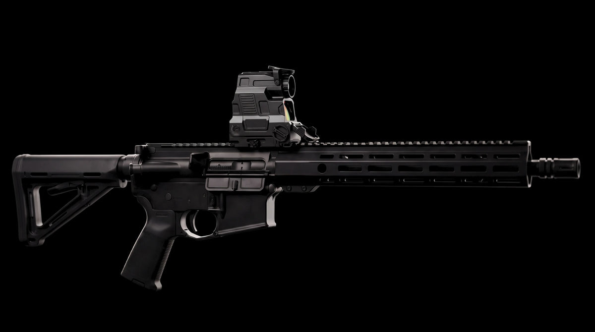 Night Operators HYBRID on its own on the rifle