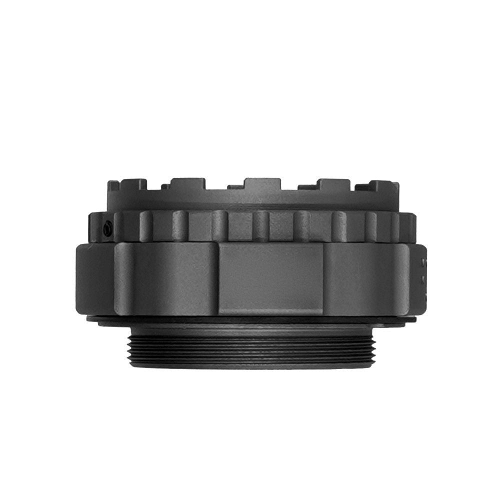 IRIS Adjustable NVG Lens Cap | PVS-14 Standard, side view with the screw thread
