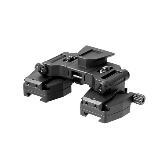 PREDATOR dual dovetail bridge, rear three quarter view