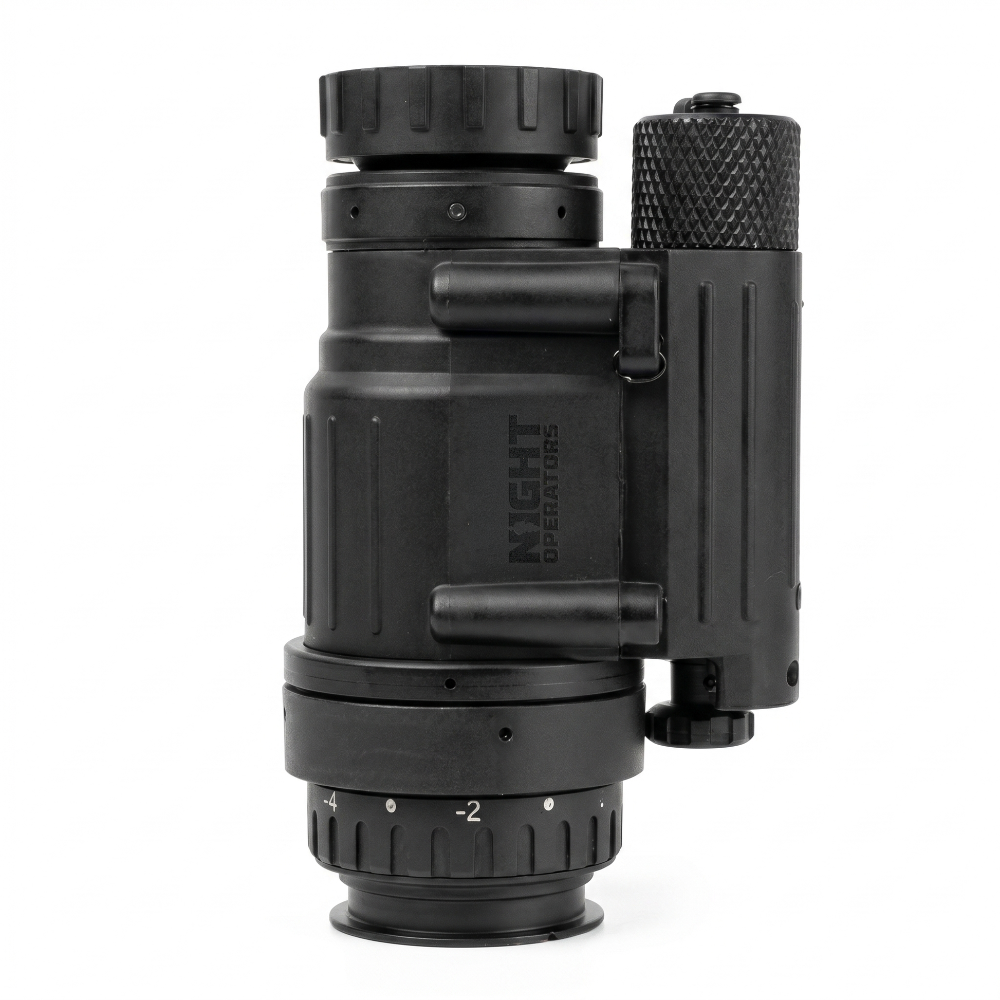 PVS-14 monocular upright, rear eyepiece view