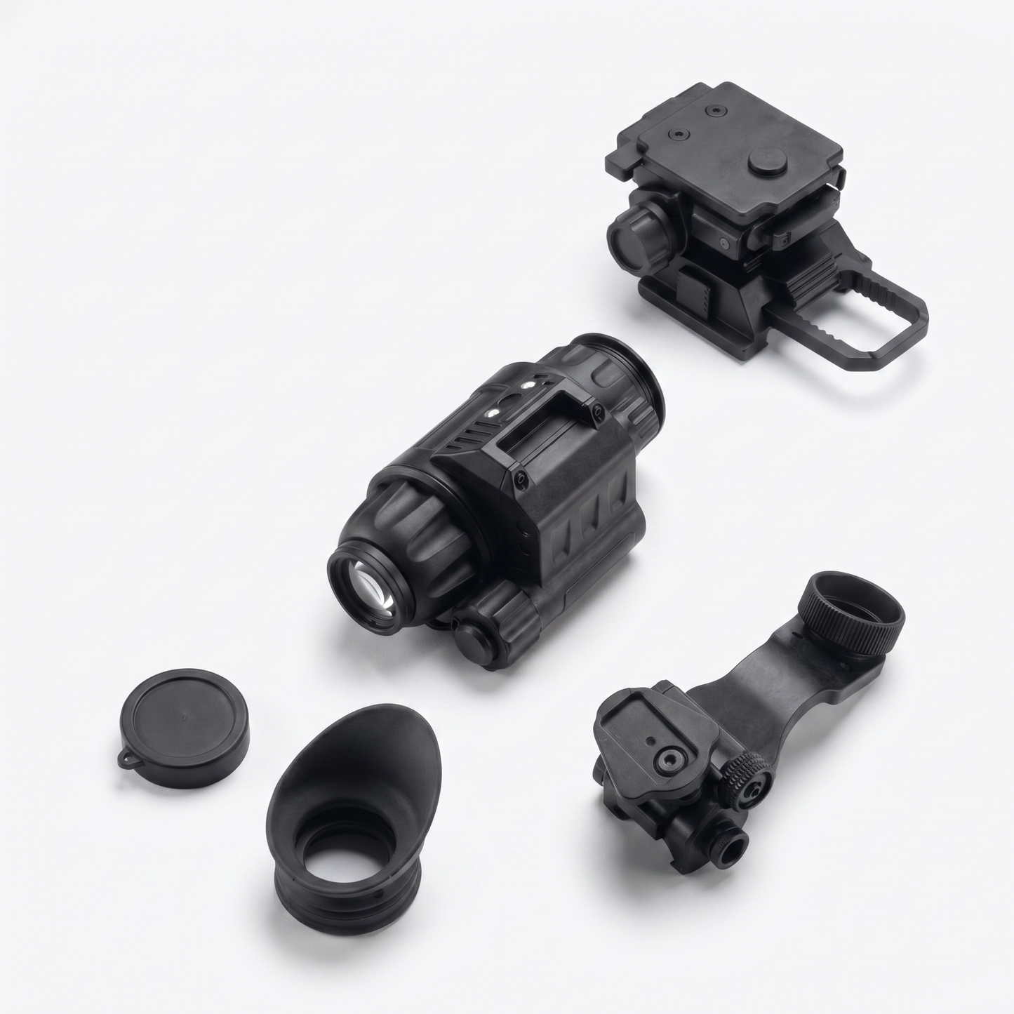 Complete PVS-14 PRO kit: monocular, G24 mount, Dovetail J-arm, and accessories