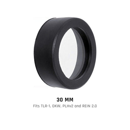 Clear objective lens cover, 30 mm