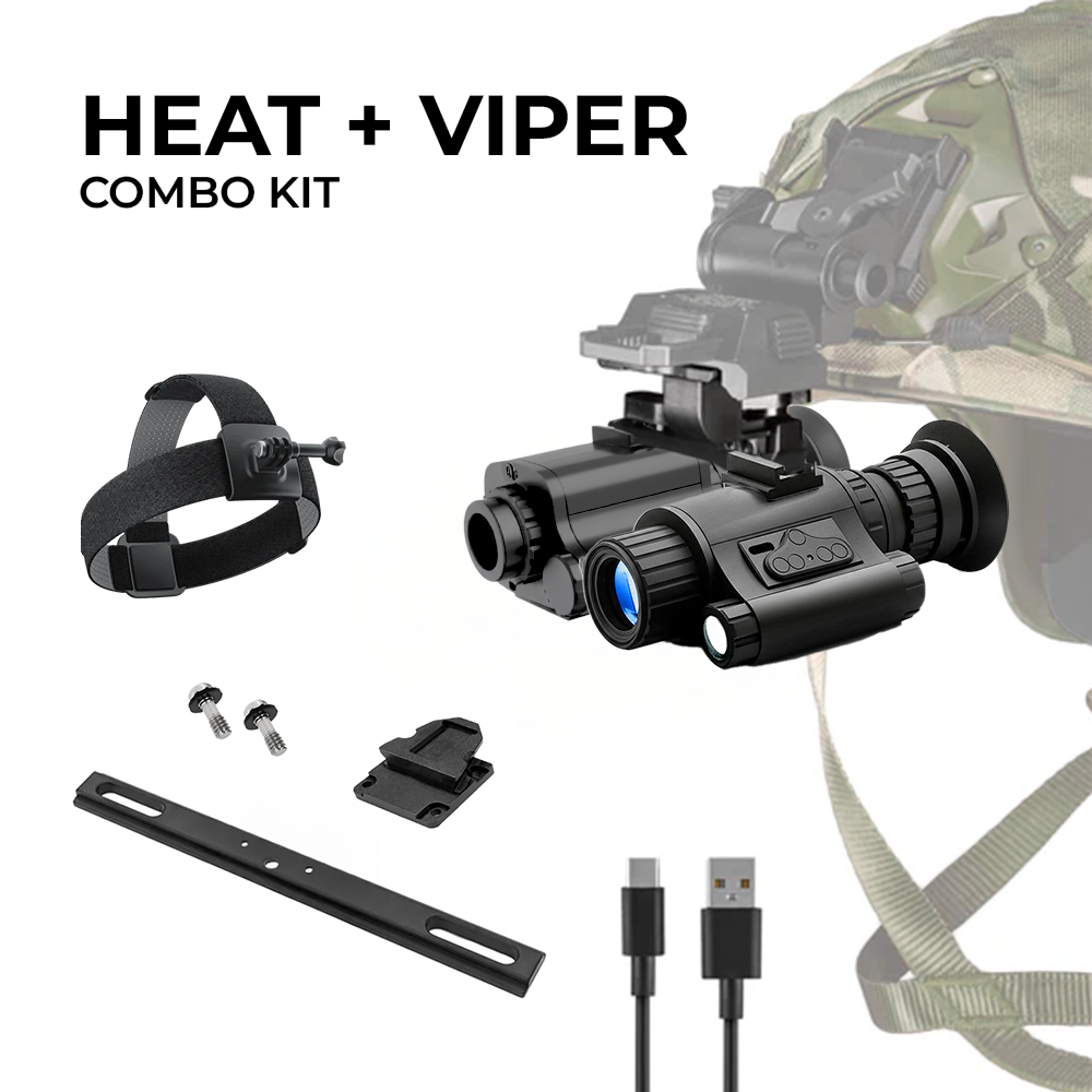 HEAT & VIPER 4.0 Thermal Night Vision Goggle Bridge Combo