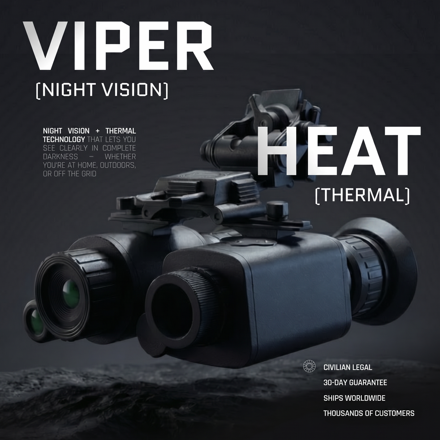 [NEW] HEAT / VIPER 4.0: Thermal Night Vision Goggle Bridge Combo