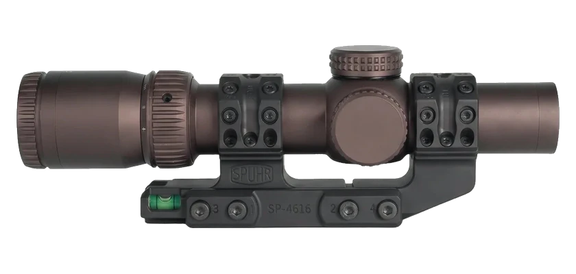 RZ 1-10 in the black Spuhr SP-4616 cantilever mount