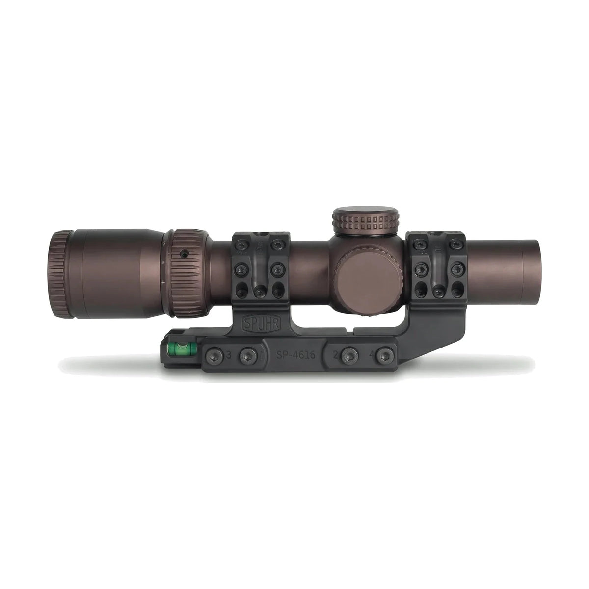 RZ 1-10 in the black Spuhr SP-4616 cantilever 34 mm mount