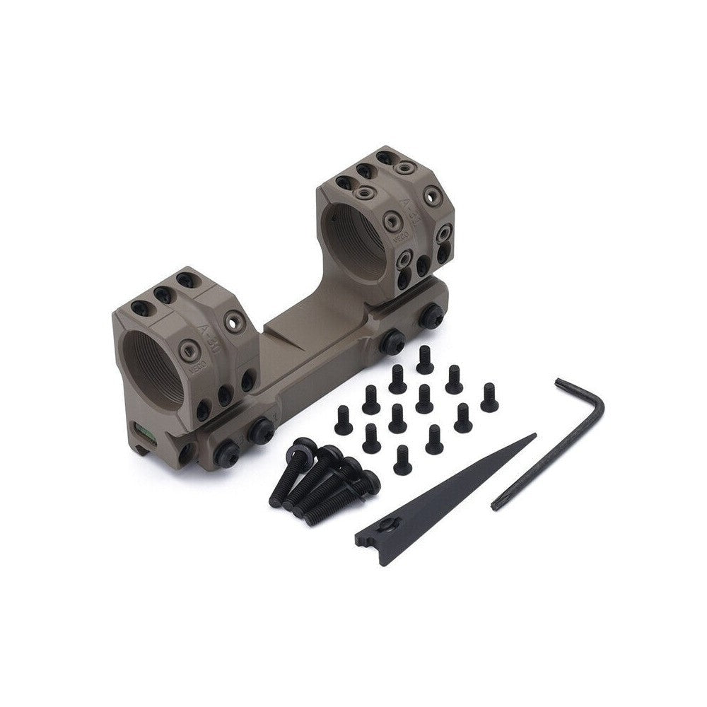 Spuhr SP-3002 30mm Scope Mount, 1.50 in, Tan, with screws and tools
