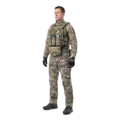 TALON Combat Set in Multicam, worn with a Multicam carrier, belt and pouches, three quarter
