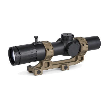 Night Operators VD 1-10 LPVO in the Geissele 34 mm mount, on white